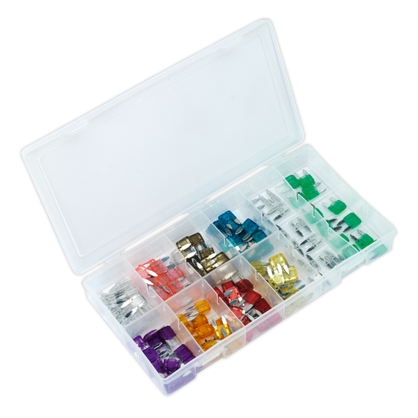 Sealey BCF100 100pc Automotive MINI Blade Fuse Assortment