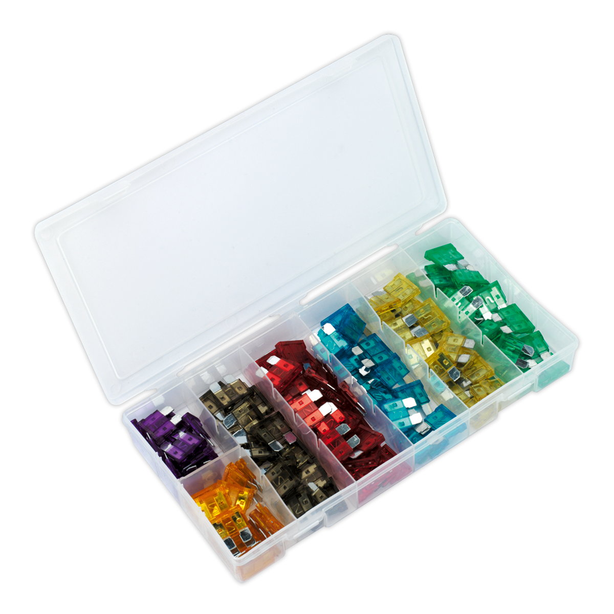 Sealey BCF120 120pc Automotive Standard Blade Fuse Assortment