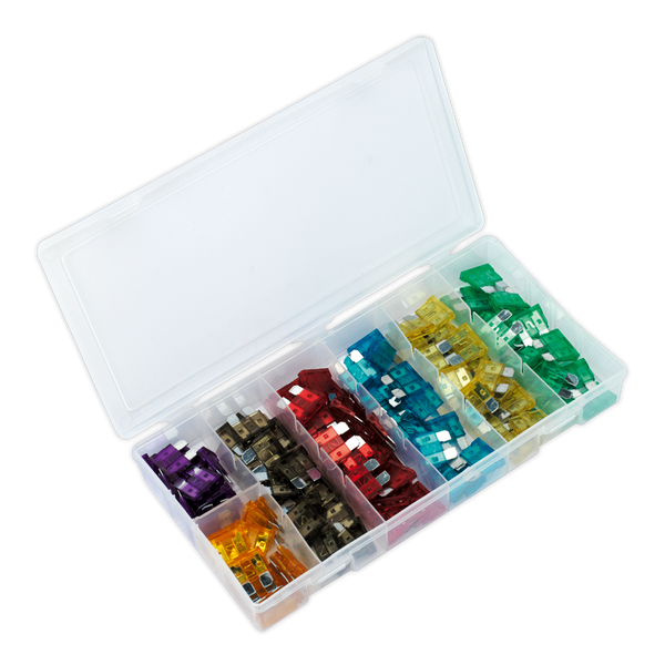 Sealey BCF120 120pc Automotive Standard Blade Fuse Assortment
