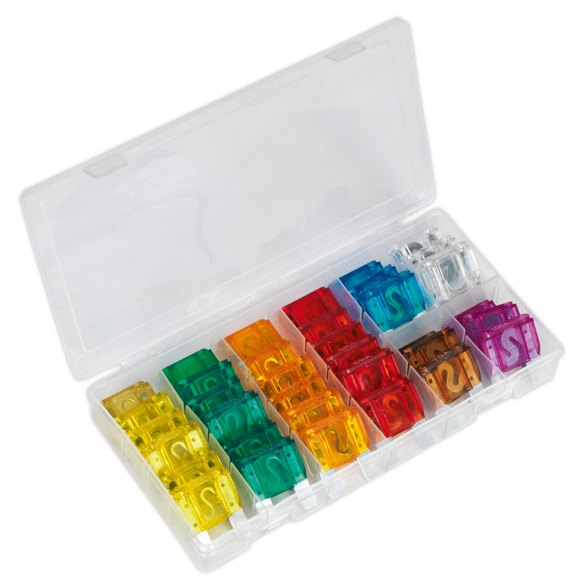 Sealey BCF36 36pc Automotive MAXI Blade Fuse Assortment