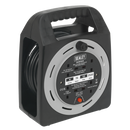 Sealey BCR15CB 15m Box Type Cable Reel 4 x 230V Thermal Trip