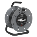 Sealey BCR25 25m Cable Reel with Thermal Trip 4 x 230V Sockets