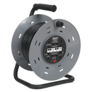 Sealey BCR50 50m Cable Reel with Thermal Trip 4 x 230V Sockets