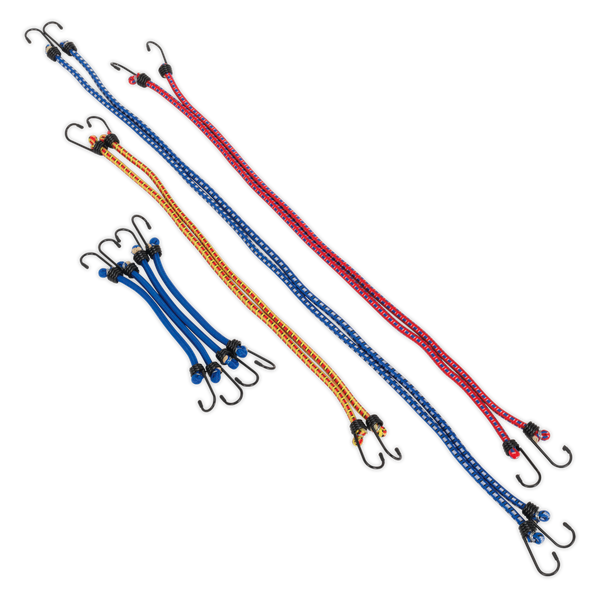 Sealey BCS10 10pc Elastic Cord Set