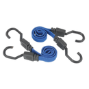 Sealey BCS15 2pc 460mm Flat Bungee Cord Set
