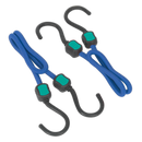 Sealey BCS19 2pc 460mm Bungee Cord Set