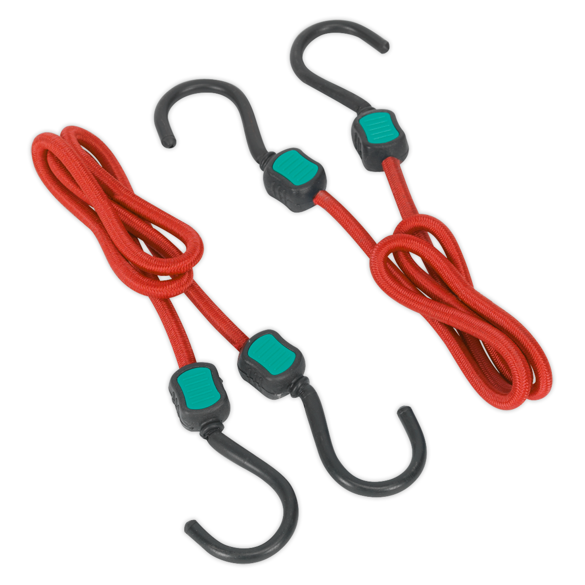 Sealey BCS22 2pc 760mm Bungee Cord Set