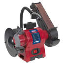 Sealey BG150BS 150mm Bench Grinder with 50mm Belt Sander & Work Light 250W