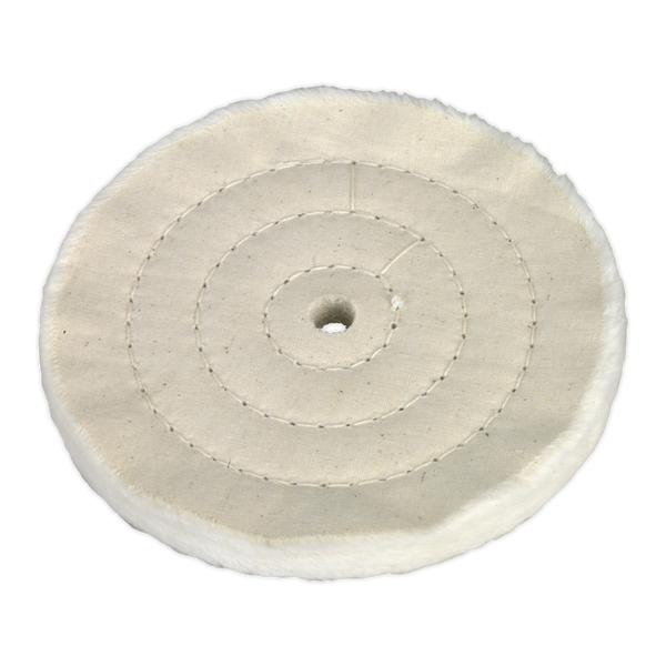 Sealey BG150BW 150 x 13mm Buffing Wheel 16mm Bore - Fine
