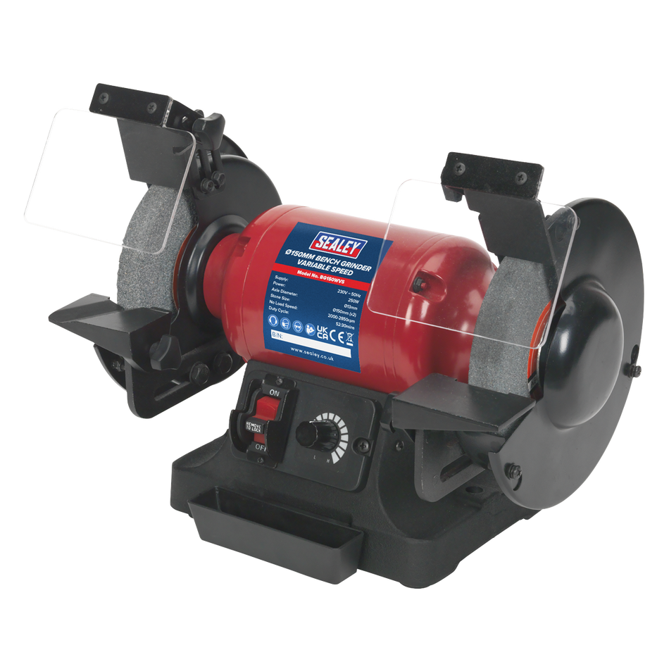 Sealey BG150WVS 150mm Bench Grinder Variable Speed