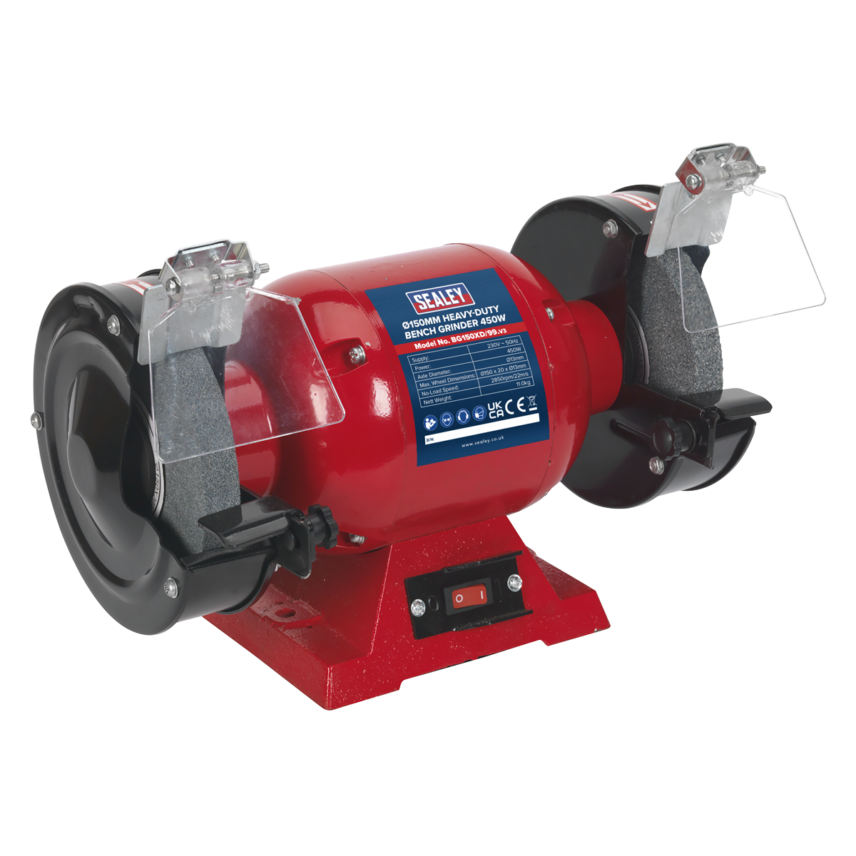 Sealey BG150XD/99 150mm Heavy-Duty Bench Grinder 450W