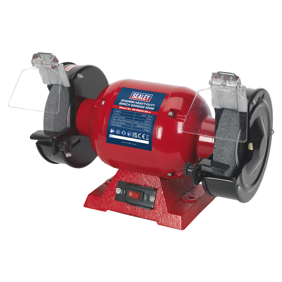 Sealey BG150XD/99 150mm Heavy-Duty Bench Grinder 450W