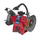 Sealey BG150XWL 150mm Bench Grinder & Wire Wheel Combination with Work Light 250W/230V