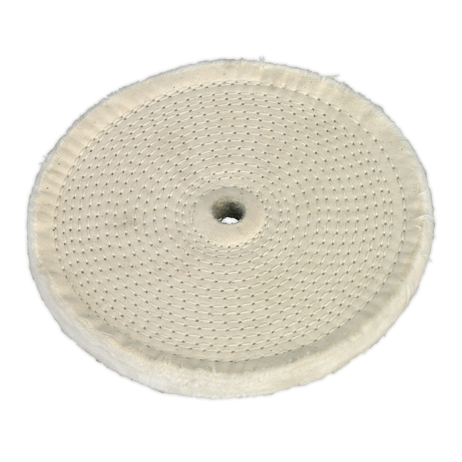 Sealey BG200BW 200 x 16mm Buffing Wheel 16mm Bore Fine
