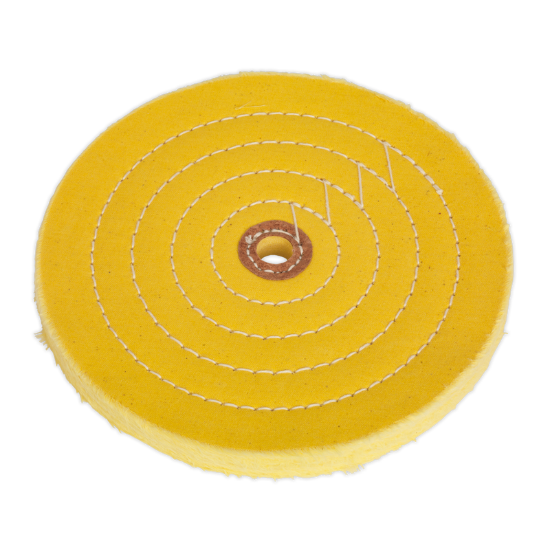Sealey BG200BWC 200 x 16mm Buffing Wheel 16mm Bore Coarse