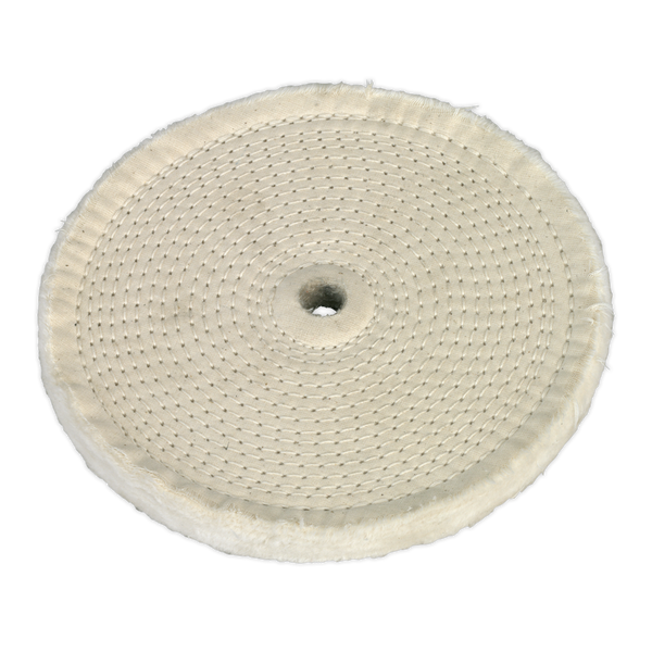 Sealey BG200BW 200 x 16mm Buffing Wheel 16mm Bore Fine