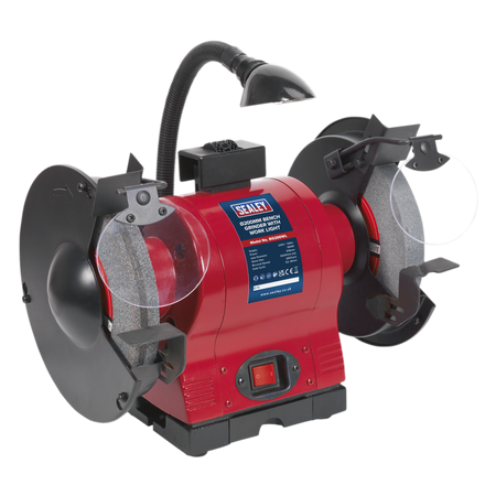 Sealey BG200WL 200mm Bench Grinder with Work Light 550W/230V