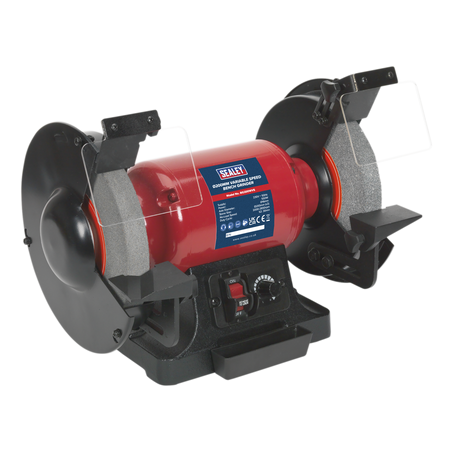 Sealey BG200WVS 200mm Variable Speed Bench Grinder