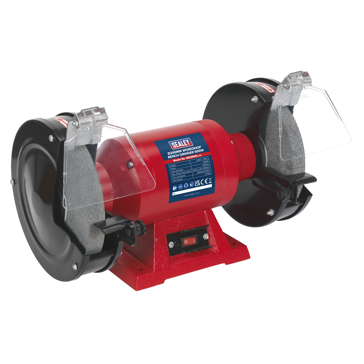 Sealey BG200XL 200mm Workshop Bench Grinder 600W