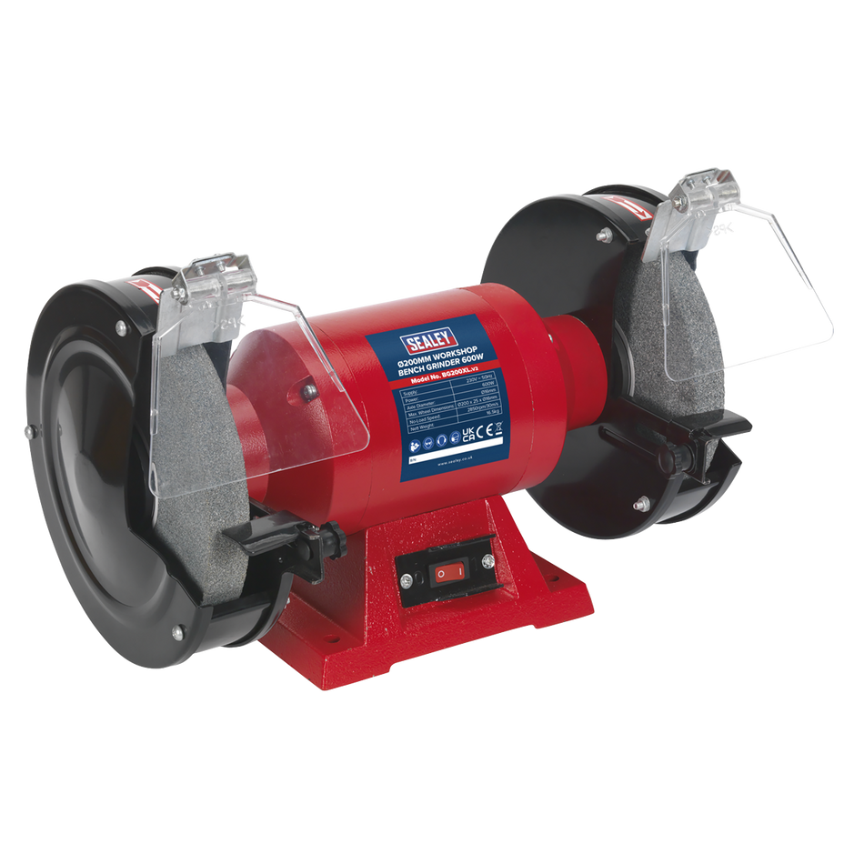 Sealey BG200XL 200mm Workshop Bench Grinder 600W