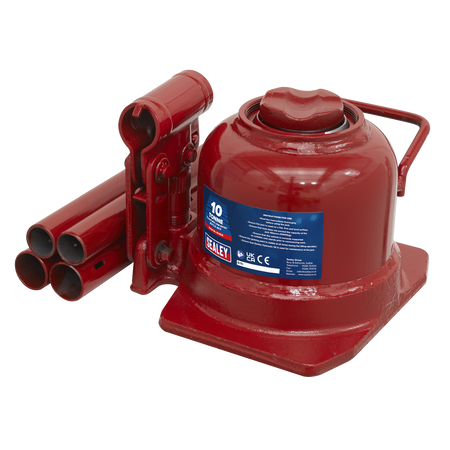 Sealey BJ10LE 10tonne Telescopic Low Entry Bottle Jack