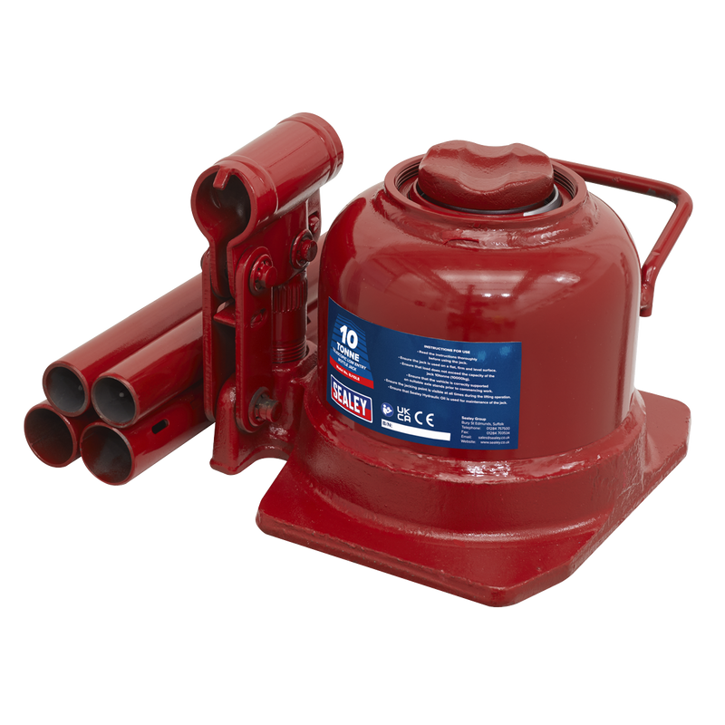 Sealey BJ10LE 10tonne Telescopic Low Entry Bottle Jack