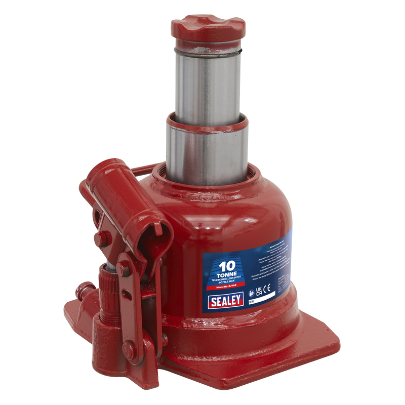 Sealey BJ10LE 10tonne Telescopic Low Entry Bottle Jack