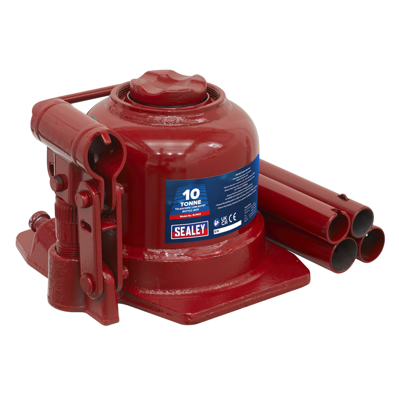 Sealey BJ10LE 10tonne Telescopic Low Entry Bottle Jack