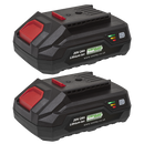 Sealey BK02 20V 2Ah Lithium-ion Power Tool Battery for SV20 Series