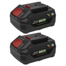 Sealey BK04 20V 4Ah Lithium-ion Power Tool Battery Pack Kit for SV20 Series