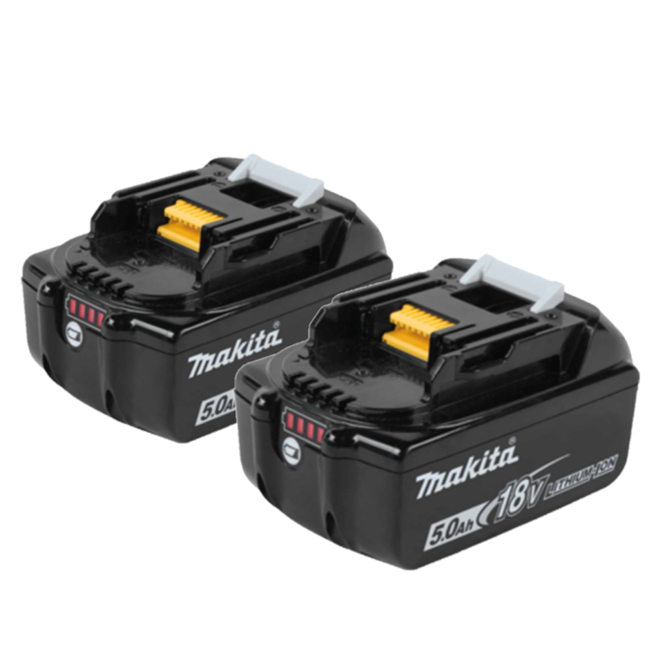 Makita BL1850B 18v 5.0ah LXT Li-ion Battery Twin Pack