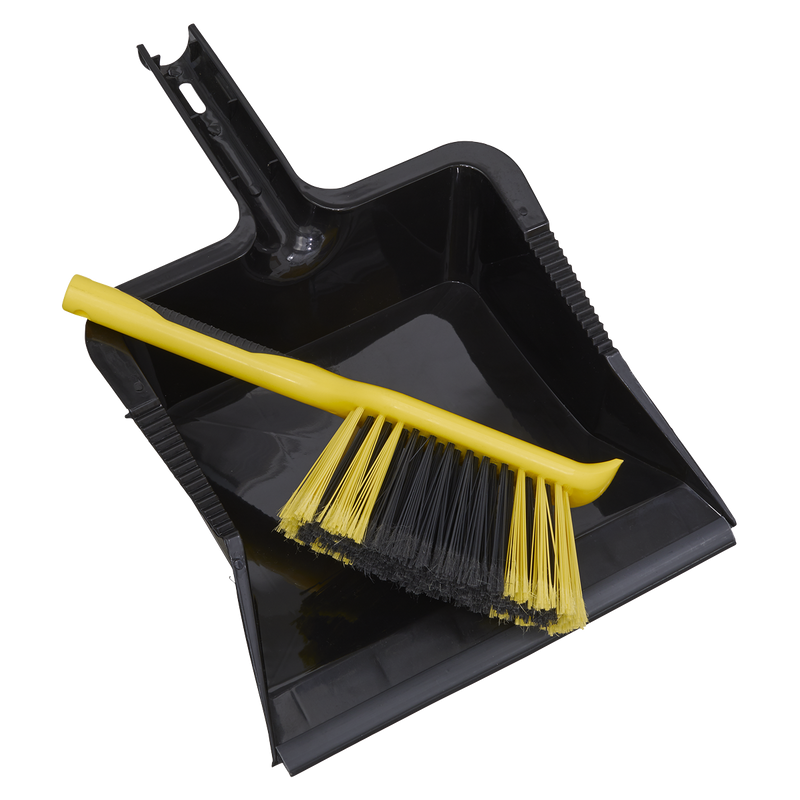 Sealey BM04HX Bulldozer Yard Dustpan & Brush Set