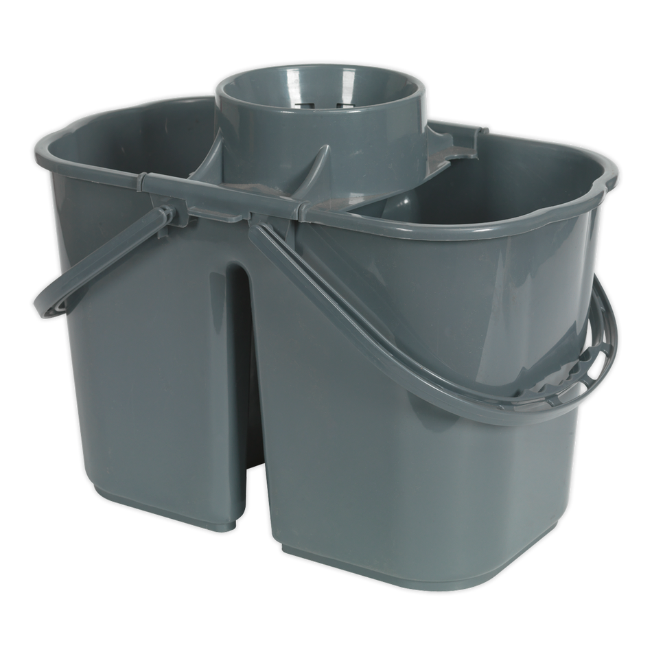 Sealey BM07 15L Mop Bucket - 2 Compartment