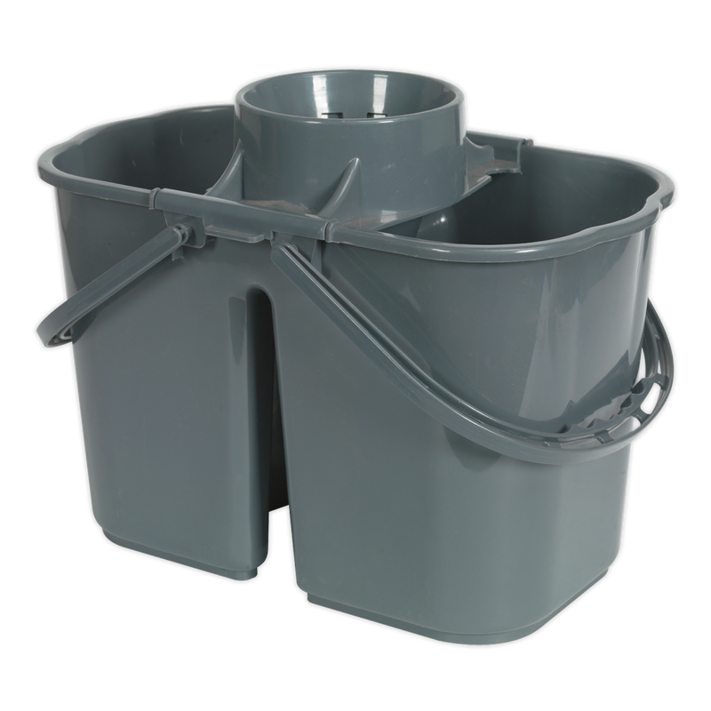 Sealey BM07 15L Mop Bucket - 2 Compartment