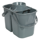 Sealey BM07 15L Mop Bucket - 2 Compartment
