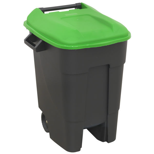 Sealey BM100G 100L Refuse/Wheelie Bin - Green