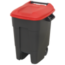 Sealey BM100R 100L Refuse/Wheelie Bin - Red