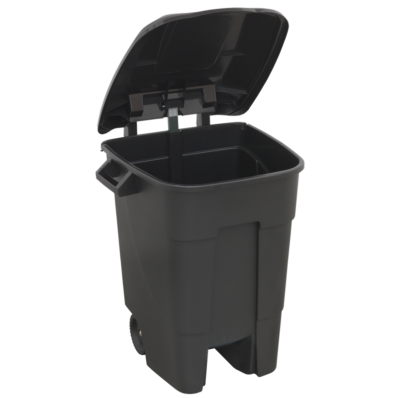 Sealey BM100 100L Refuse/Wheelie Bin - Black