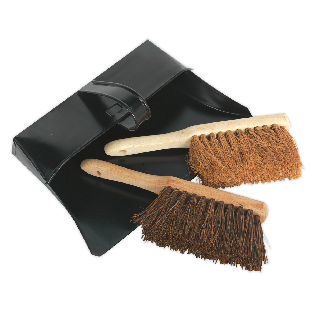 Sealey BM26 Metal Dustpan & Brushes