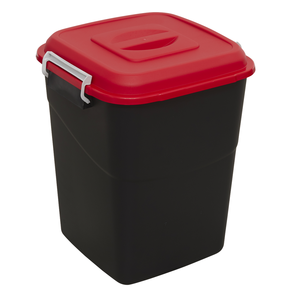Sealey BM50R 50L Refuse/Storage Bin - Red