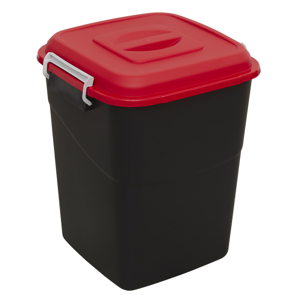 Sealey BM50R 50L Refuse/Storage Bin - Red