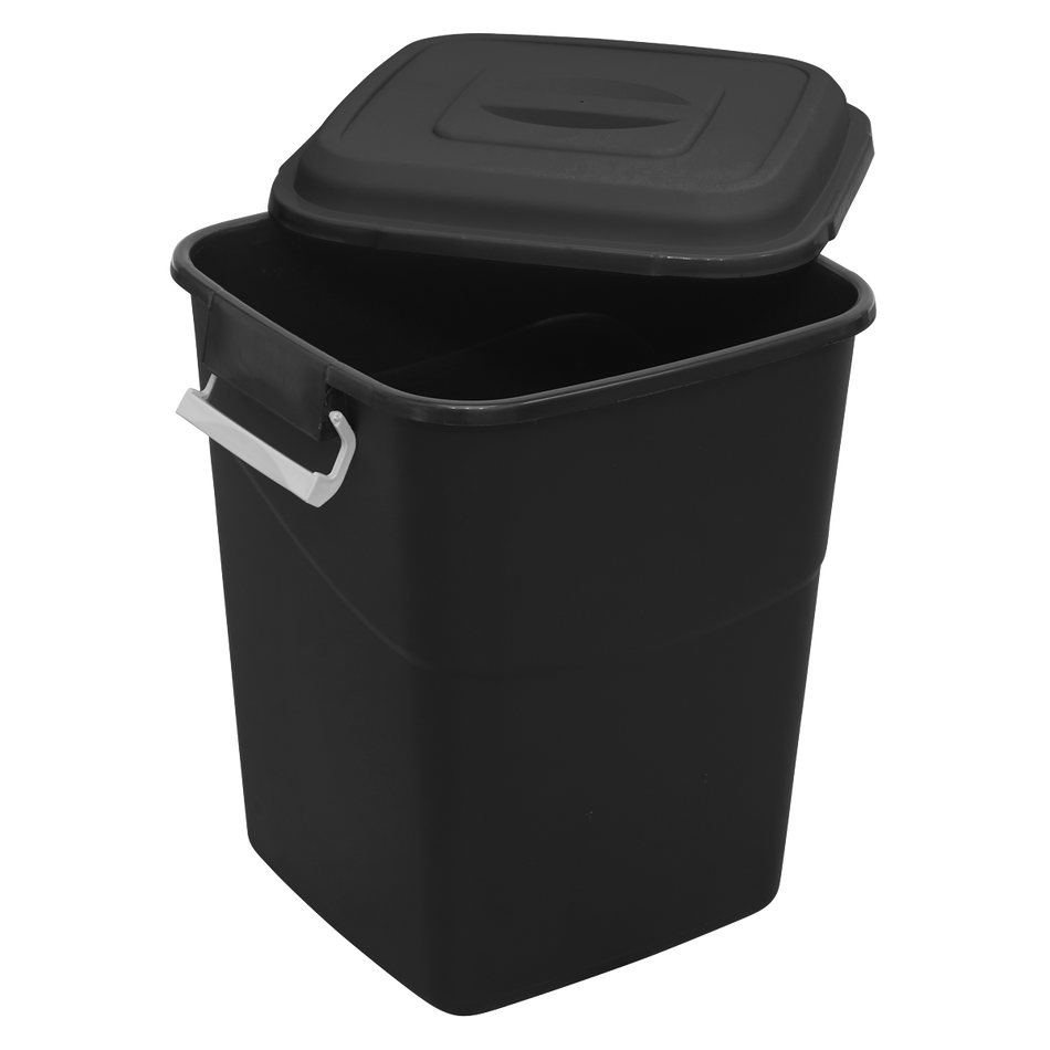 Sealey BM50 50L Refuse/Storage Bin - Black