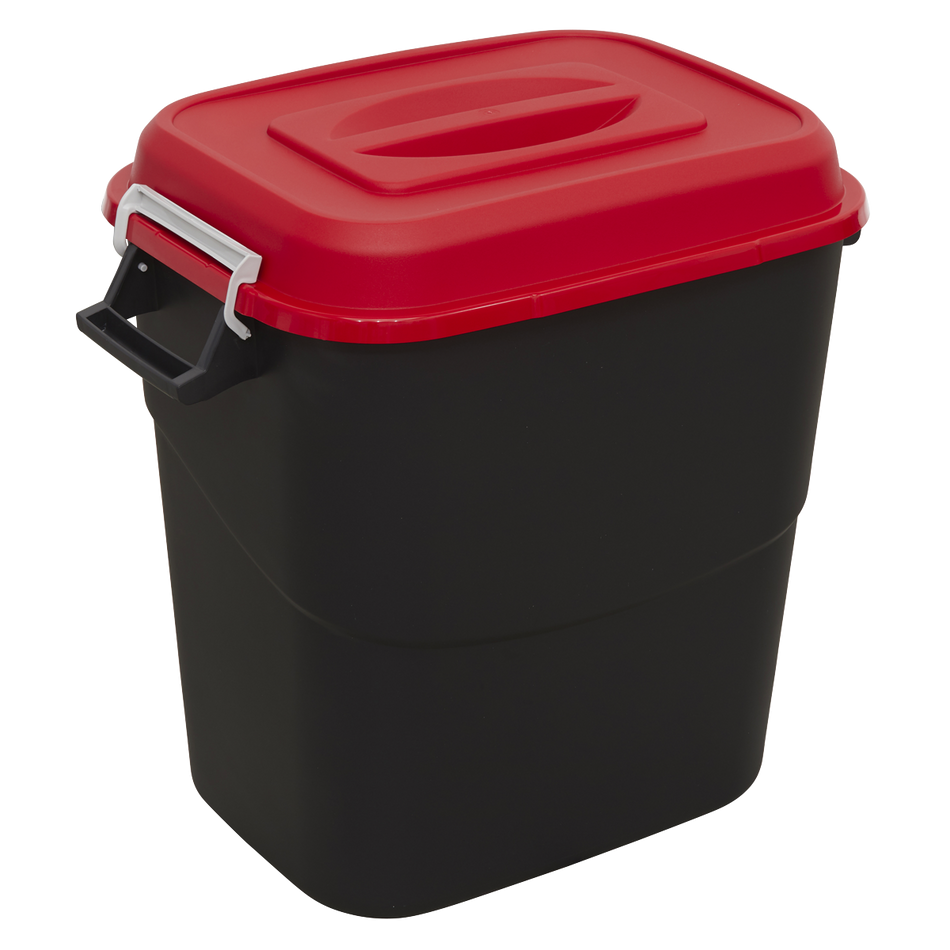Sealey BM75R 75L Refuse/Storage Bin - Red