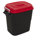 Sealey BM75R 75L Refuse/Storage Bin - Red