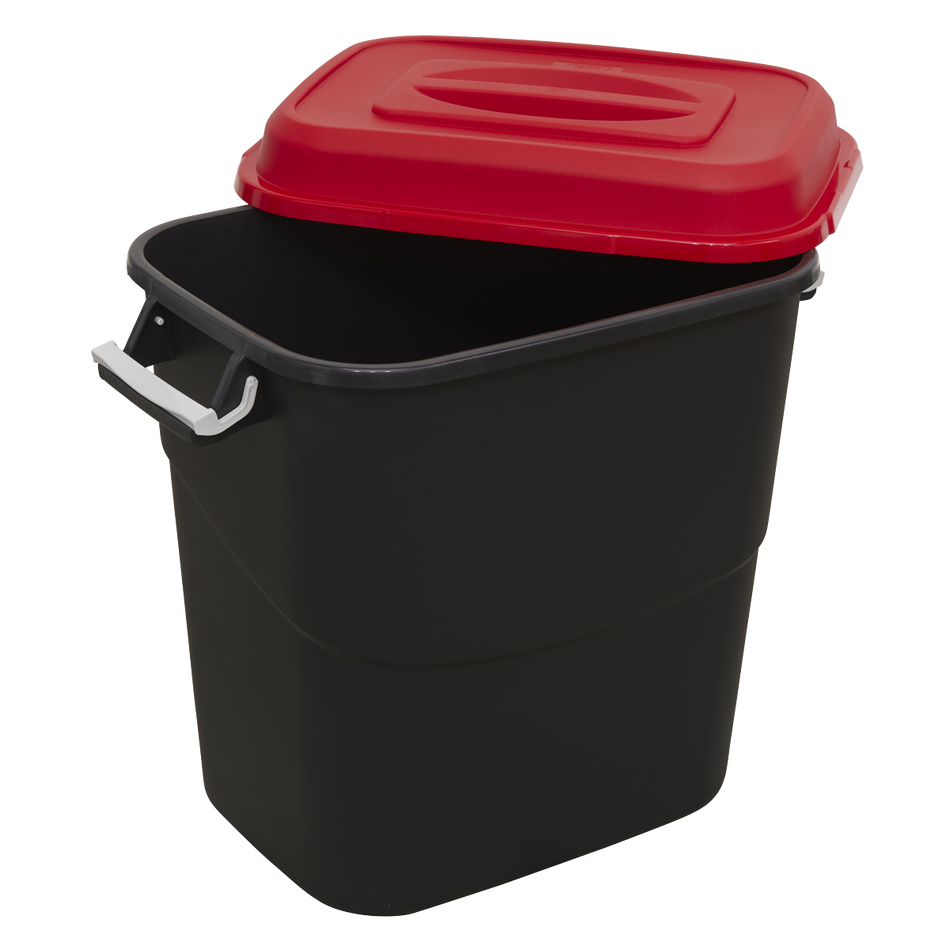 Sealey BM75R 75L Refuse/Storage Bin - Red