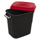 Sealey BM75R 75L Refuse/Storage Bin - Red