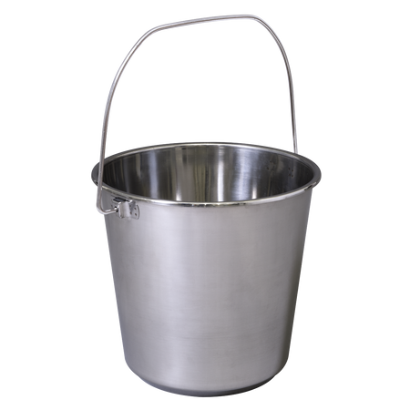 Sealey BM8L 12L Stainless Steel Mop Bucket