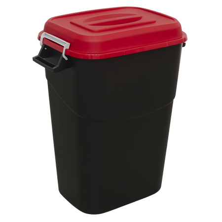 Sealey BM95R 95L Refuse/Storage Bin - Red