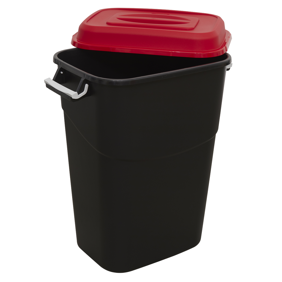 Sealey BM95R 95L Refuse/Storage Bin - Red