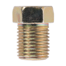 Sealey BN10100FT M10 x 1mm Brake Pipe Nut Full Thread Male - Pack of 25